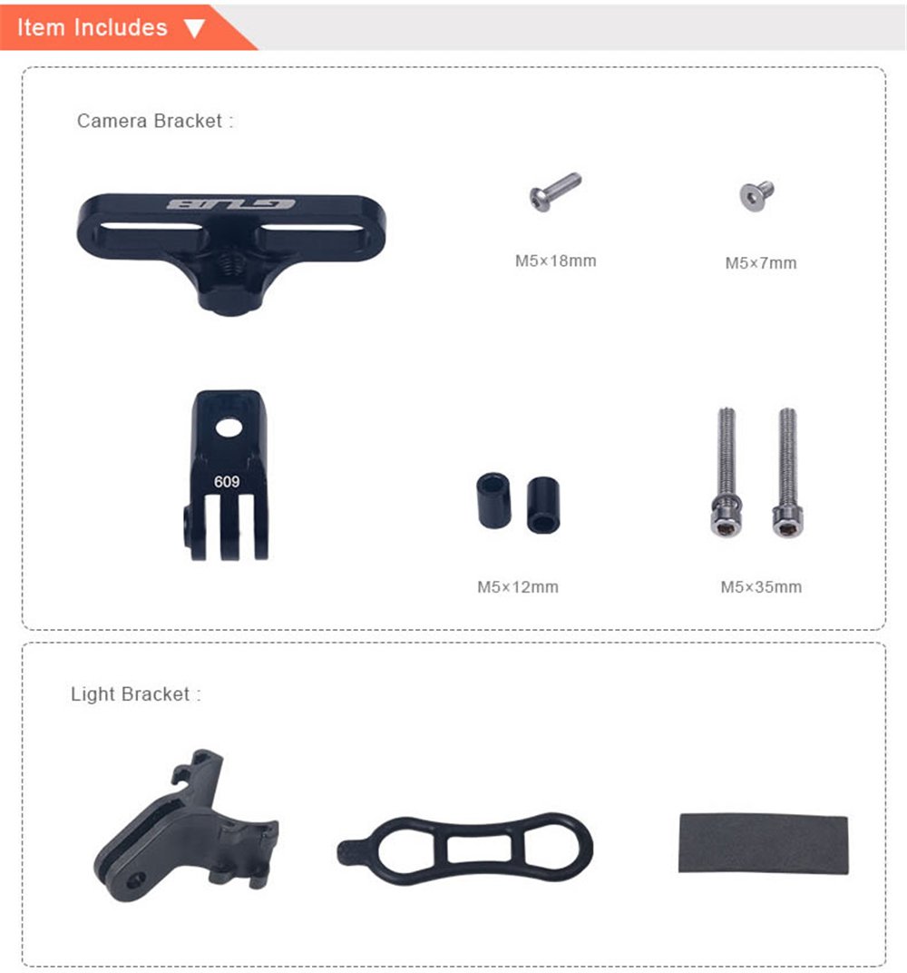 Gopro-カメラアダプターとライトランプホルダー,アルミニ - Photography Lighting Accessories のレビューと価格
