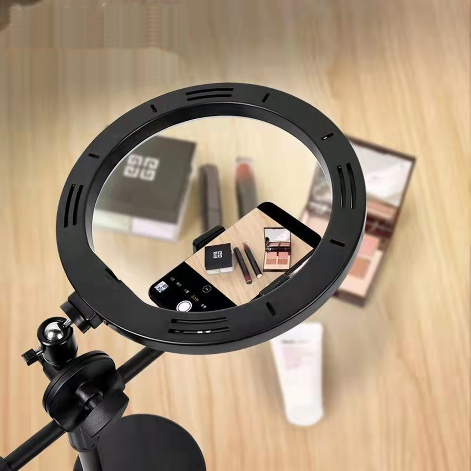 リングライトテーブル付きオーバーヘッド三脚卓上撮影スタンド三 - Photography Mobile Lighting のレビューと価格